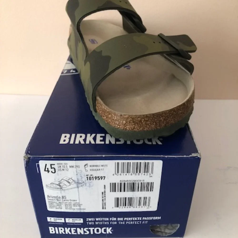 Birkenstock Arizona Soft Footbed Camo Sandal. Size: 7, 9, 10, 11, 12 - Picture 9 of 14
